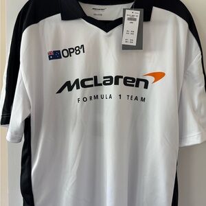 NWT - Formula 1 Team White and Black Men's Shirt
